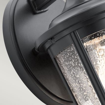 Quintiesse - Aplica de perete pentru exterior FAIRFIELD M, 1xE27/60W/230V, IP44, negru