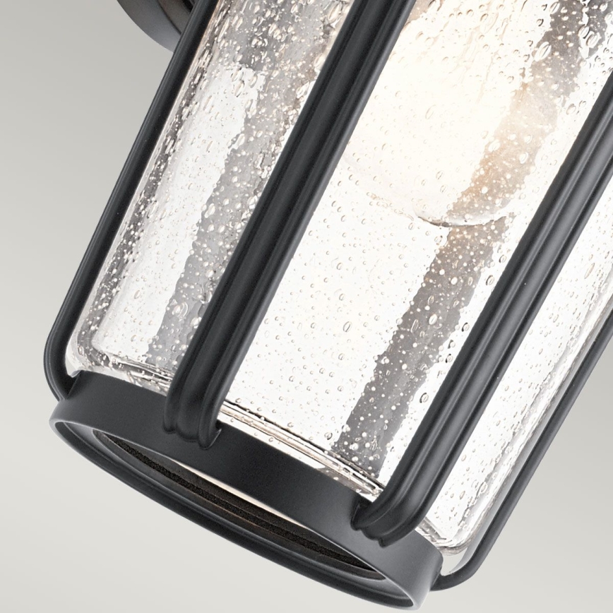 Quintiesse - Aplica de perete pentru exterior FAIRFIELD M, 1xE27/60W/230V, IP44, negru