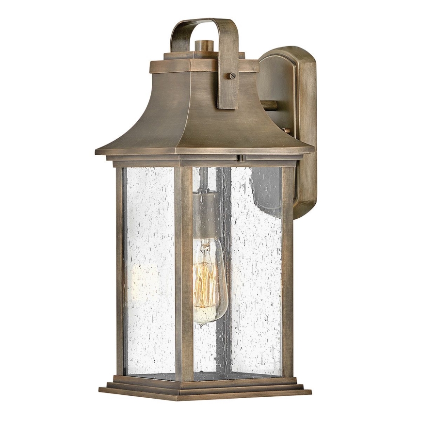 Quintiesse - Aplică de exterior GRANT M 1xE27/60W/230V IP44 bronz
