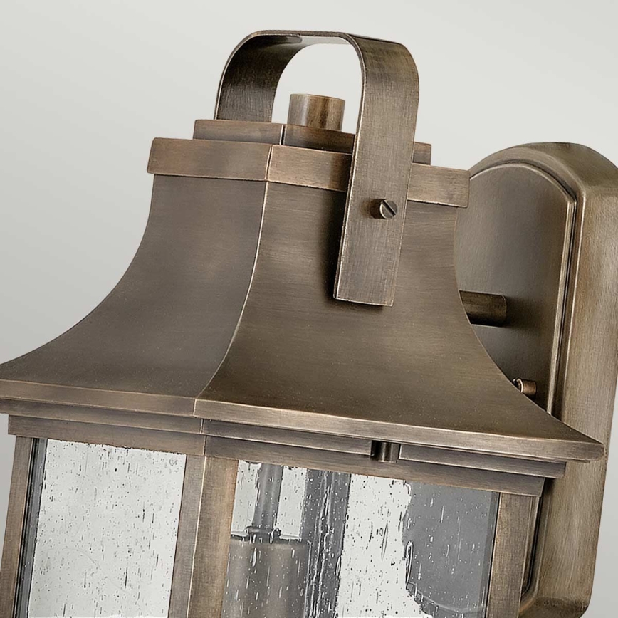 Quintiesse - Aplică de exterior GRANT M 1xE27/60W/230V IP44 bronz