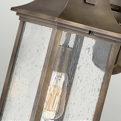 Quintiesse - Aplică de exterior GRANT M 1xE27/60W/230V IP44 bronz