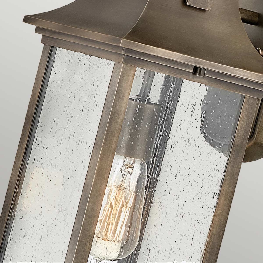Quintiesse - Aplică de exterior GRANT M 1xE27/60W/230V IP44 bronz