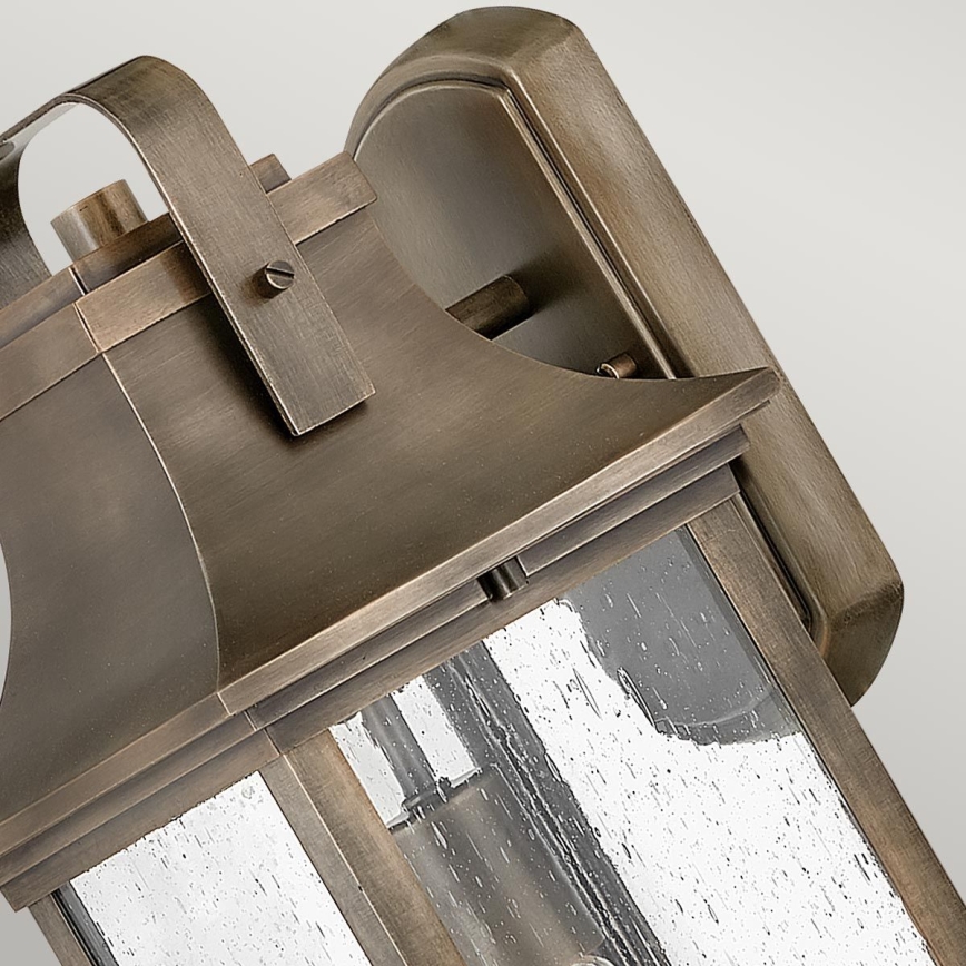 Quintiesse - Aplică de exterior GRANT M 1xE27/60W/230V IP44 bronz