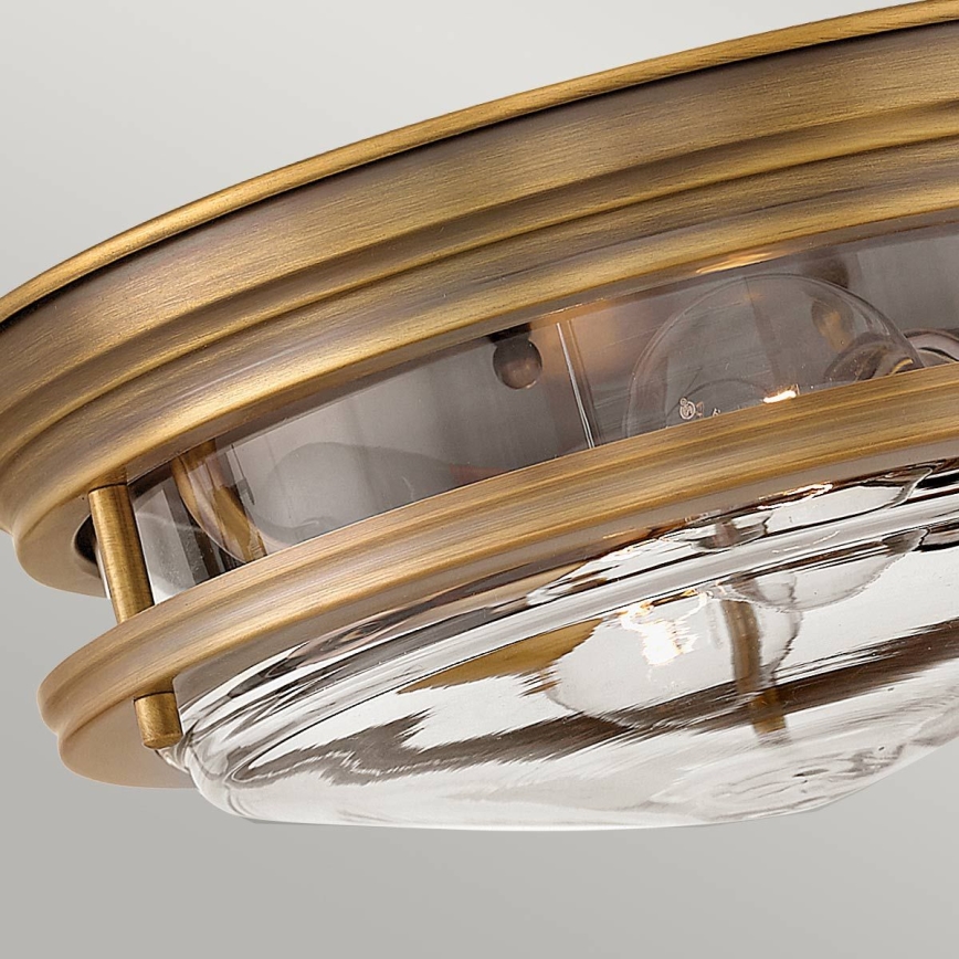 Quintiesse - Plafonieră de exterior HADRIAN 2xE27/40W/230V Ø 30,5 cm IP44 bronz