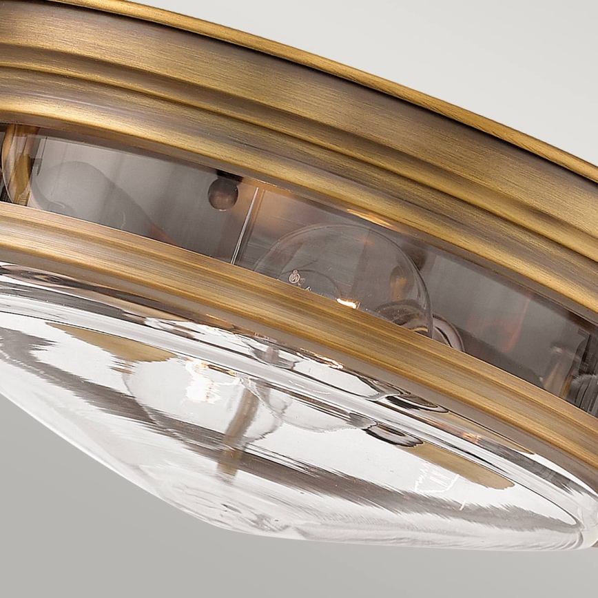 Quintiesse - Plafonieră de exterior HADRIAN 2xE27/40W/230V Ø 30,5 cm IP44 bronz