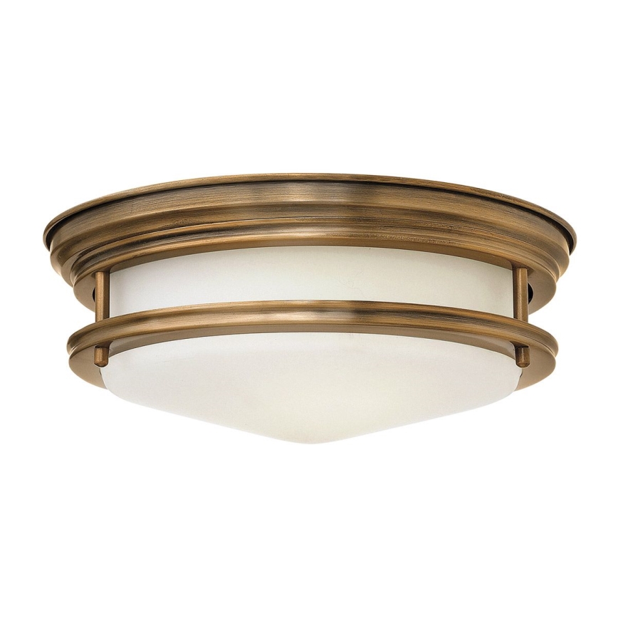 Quintiesse - Lampă de tavan pentru exterior HADRIAN 2xE27/40W/230V Ø 30,5 cm IP44 culoare bronz