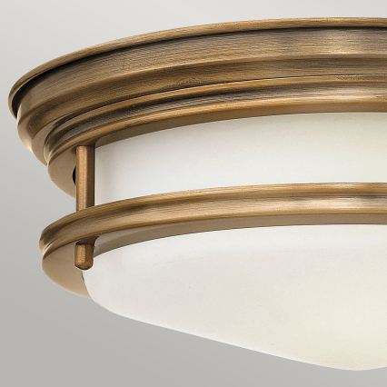 Quintiesse - Lampă de tavan pentru exterior HADRIAN 2xE27/40W/230V Ø 30,5 cm IP44 culoare bronz