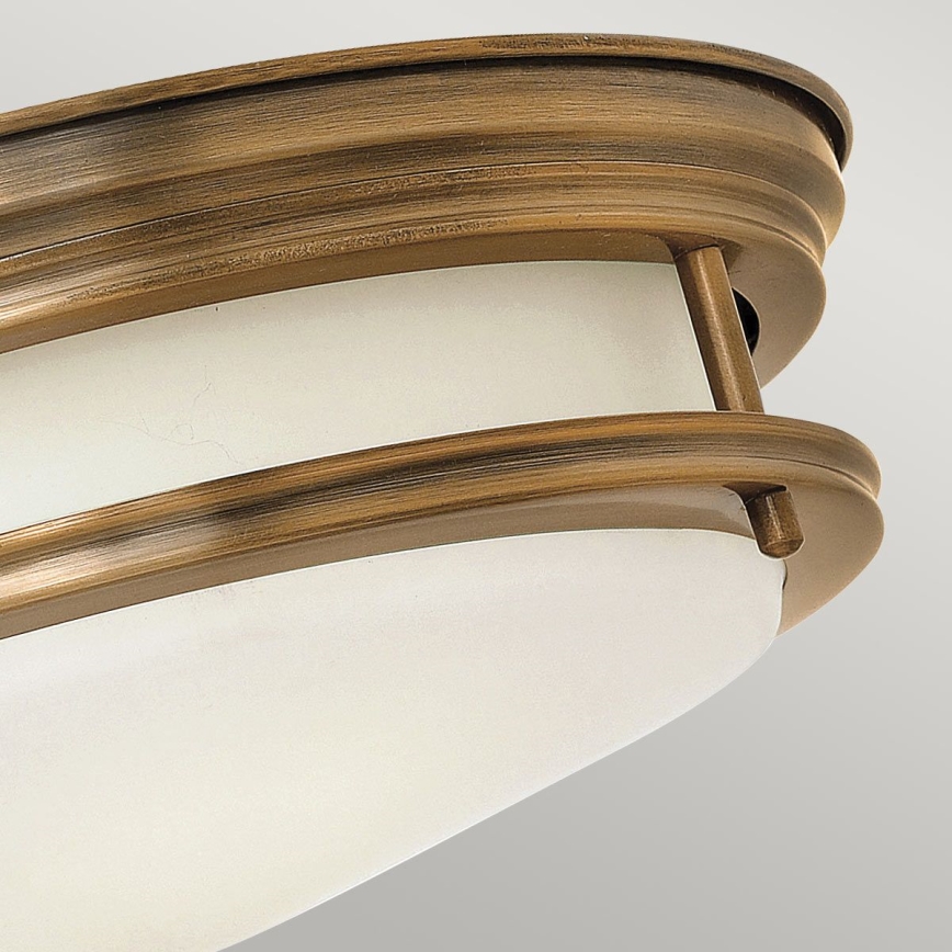Quintiesse - Lampă de tavan pentru exterior HADRIAN 2xE27/40W/230V Ø 30,5 cm IP44 culoare bronz