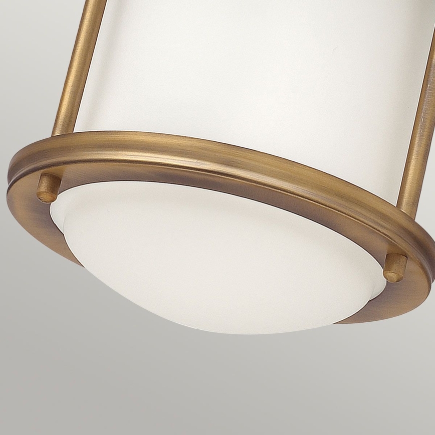 Quintiesse - Plafonieră de exterior HADRIAN, 1xE27/60W/230V, Ø 16,8 cm, IP44, auriu