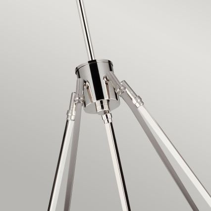 Quintiesse - Lustră pe tijă HARPER 5xE14/60W/230V, diam. 77,5 cm, crom lucios/fumuriu