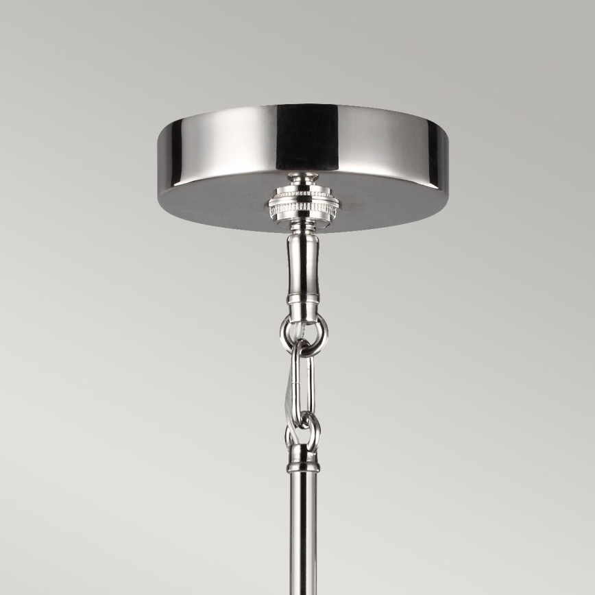 Quintiesse - Candelabru pe tijă HARPER 7xE14/60W/230V Ø 81,3 cm crom lucios/fumuriu