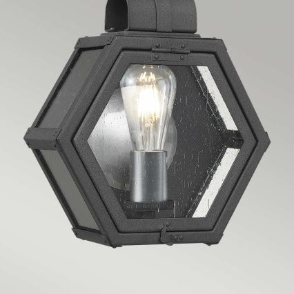 Quintiesse - Aplica de perete pentru exterior HEATH S 1xE27/60W/230V IP44 negru