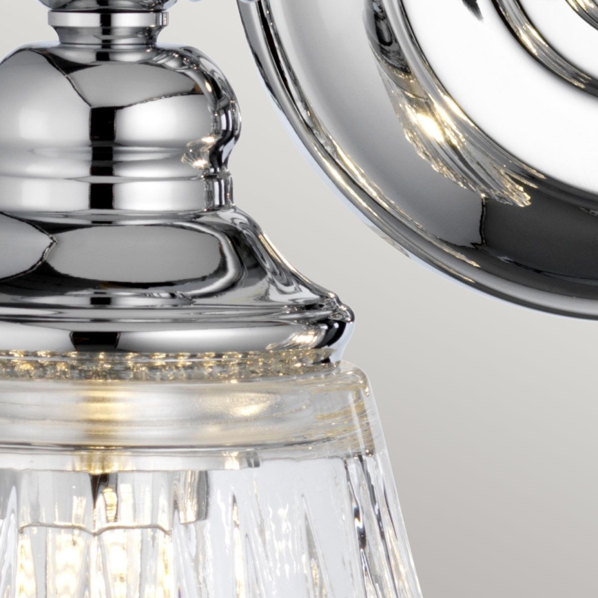 Quintiesse - Aplică LED de perete pentru baie KEYNES 2xG9/3W/230V IP44 crom lucios