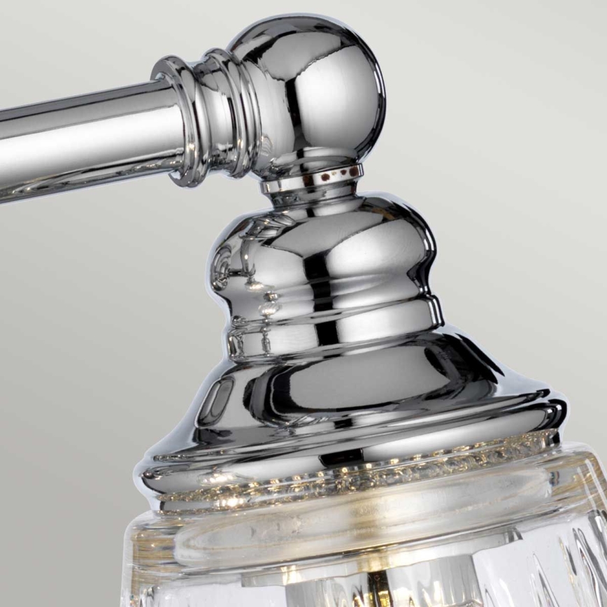 Quintiesse - Aplică LED de perete pentru baie KEYNES 2xG9/3W/230V IP44 crom lucios