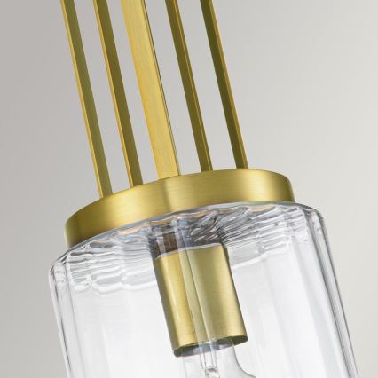 Quintiesse - Lustru cu tijă KIMROSE, 1xE27/60W/230V, Ø 17,8 cm, auriu