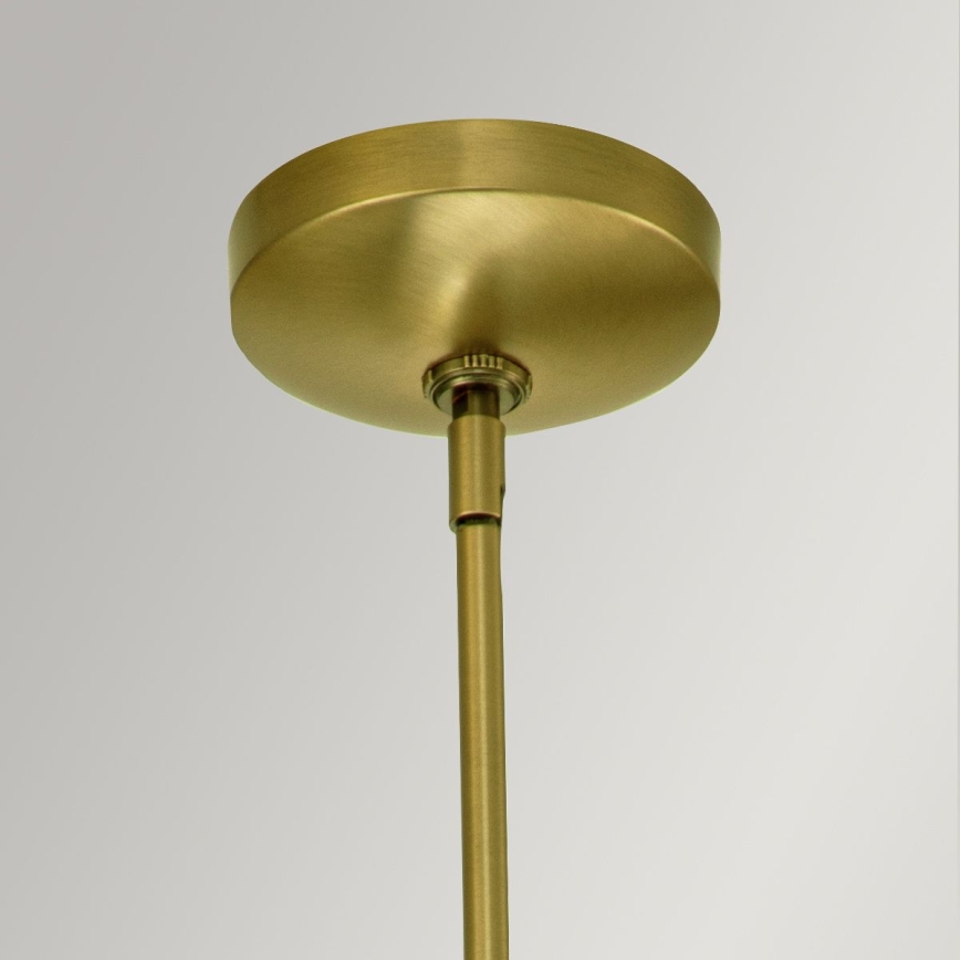 Quintiesse - Lustru cu tijă KIMROSE, 1xE27/60W/230V, Ø 17,8 cm, auriu