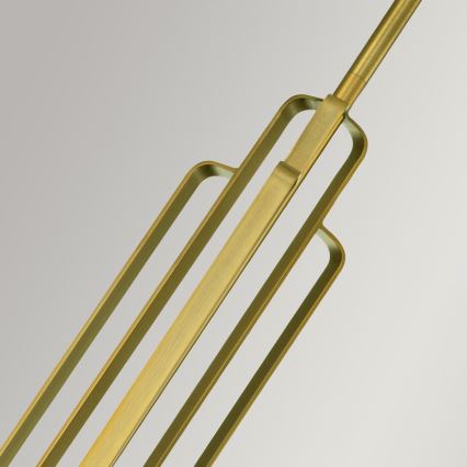 Quintiesse - Lustru cu tijă KIMROSE, 1xE27/60W/230V, Ø 17,8 cm, auriu