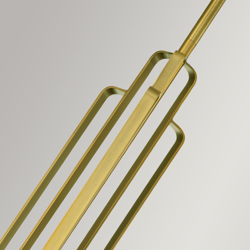 Quintiesse - Lustru cu tijă KIMROSE, 1xE27/60W/230V, Ø 17,8 cm, auriu