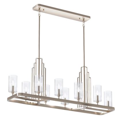 Quintiesse - Candelabru pe tijă KIMROSE, 10 x E14, 40 W, 230 V, crom mat