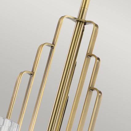 Quintiesse - Lustră pe tijă KIMROSE, 6xE14/40W/230V, Ø 68,6 cm, auriu