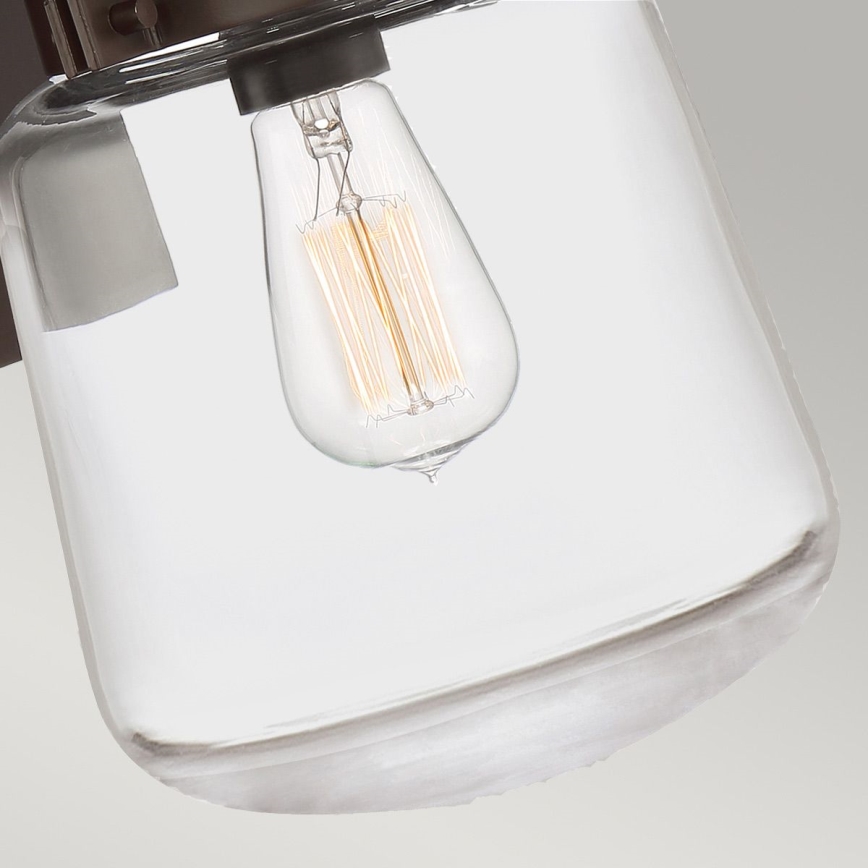 Quintiesse - Aplică de perete pentru exterior LASALLE M 1xE27/60W/230V IP44 bronz