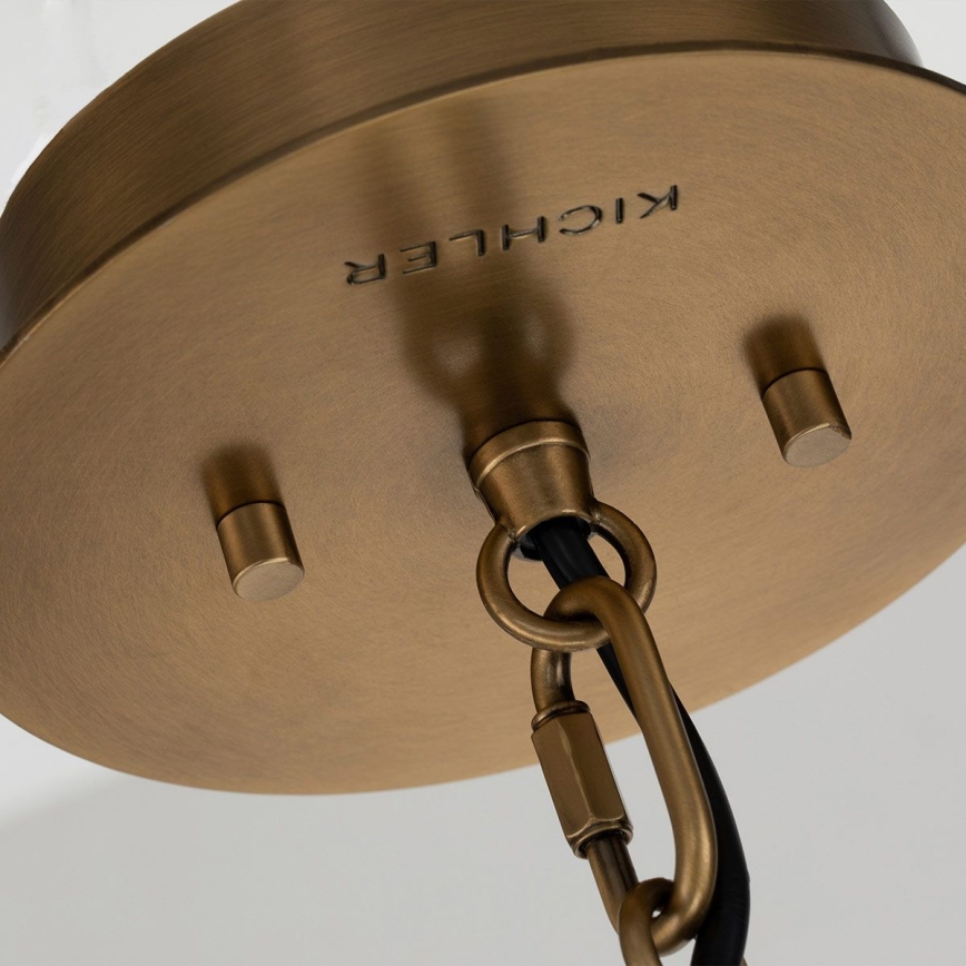 Quintiesse - Pendul pe tijă LINARA 1xE27/60W/230V Ø 15,2 cm negru/auriu