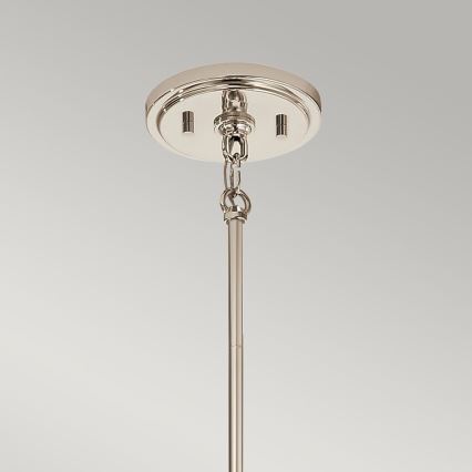 Quintiesse - Pendul pe tijă MARILYN 1xE27/60W/230V Ø 19,5 cm crom lucios/negru