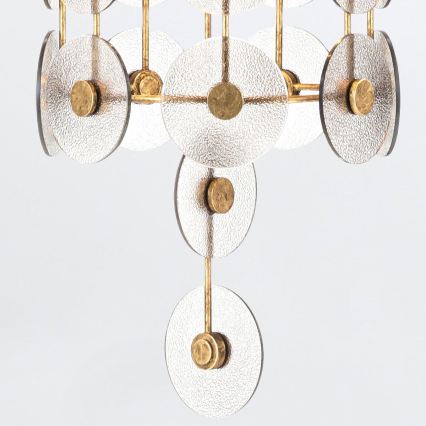 Quintiesse - Candelabru cu lanț MERIDIAN 9xE14/40W/230V, diam. 57,2 cm, auriu