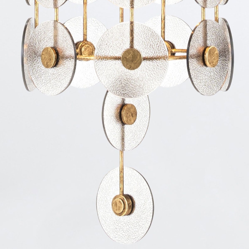 Quintiesse - Candelabru cu lanț MERIDIAN 9xE14/40W/230V, diam. 57,2 cm, auriu