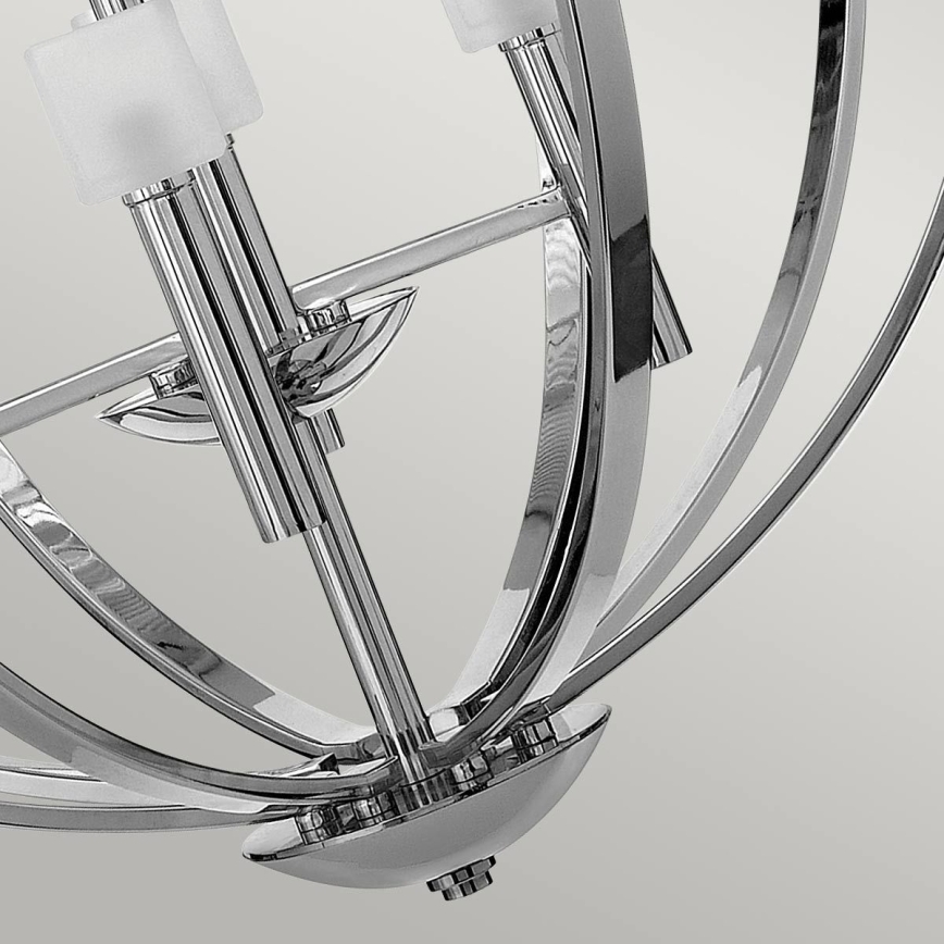 Quintiesse - Lustră LED pe cablu MONDO 8xG9/3W/230V Ø 71,3 cm crom lucios