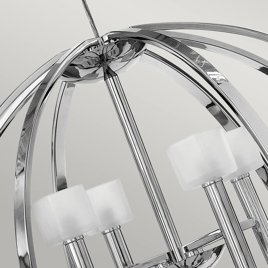 Quintiesse - Lustră LED pe cablu MONDO 8xG9/3W/230V Ø 71,3 cm crom lucios