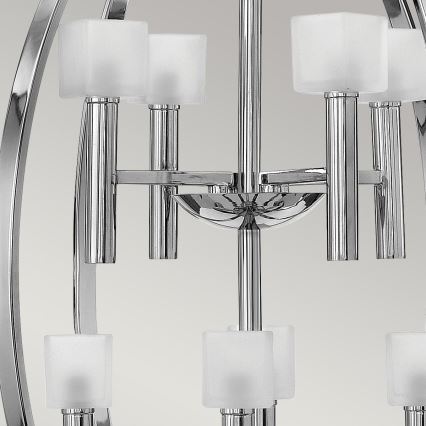 Quintiesse - Lustră LED pe cablu MONDO 8xG9/3W/230V Ø 71,3 cm crom lucios