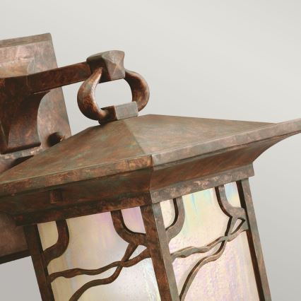 Quintiesse - Aplica de perete exterior MORRIS S, 1xE27/60W/230V, IP44, bronz