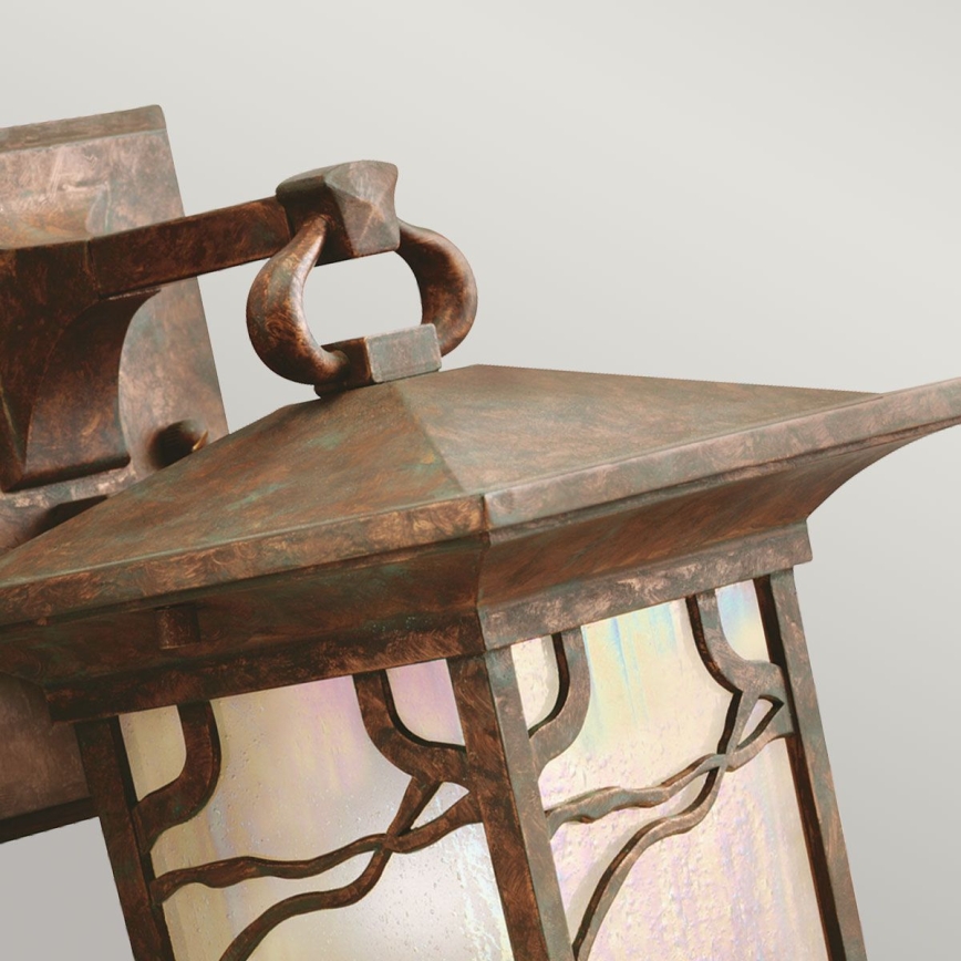 Quintiesse - Aplica de perete exterior MORRIS S, 1xE27/60W/230V, IP44, bronz