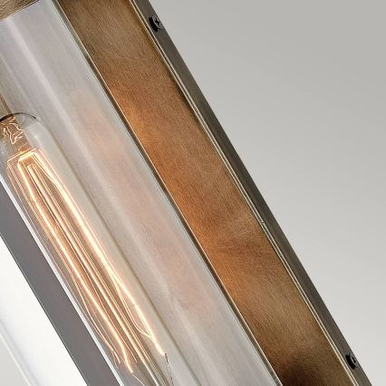 Quintiesse PEARSON M - Aplică de perete pentru exterior, 1xE27/60W/230V, IP44, bronz