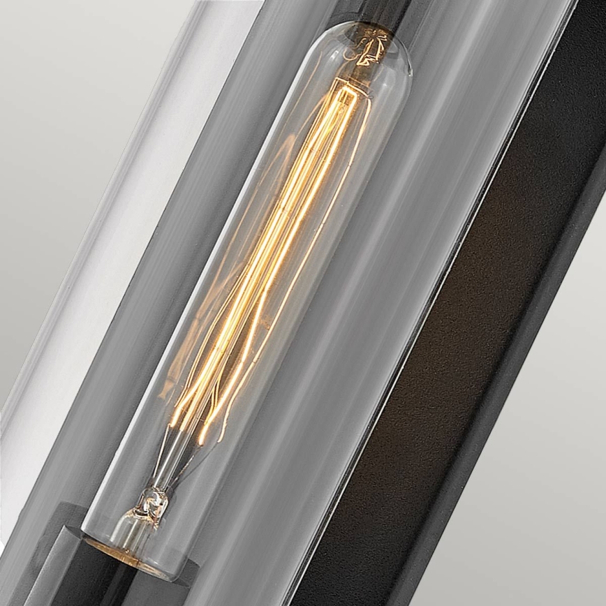 Quintiesse - Aplica de exterior PEARSON M 1xE27/60W/230V IP44 negru