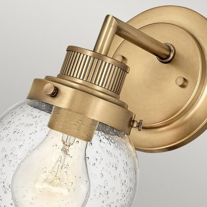 Quintiesse - Aplica de perete pentru baie POPPY 1xE27/60W/230V IP44 auriu