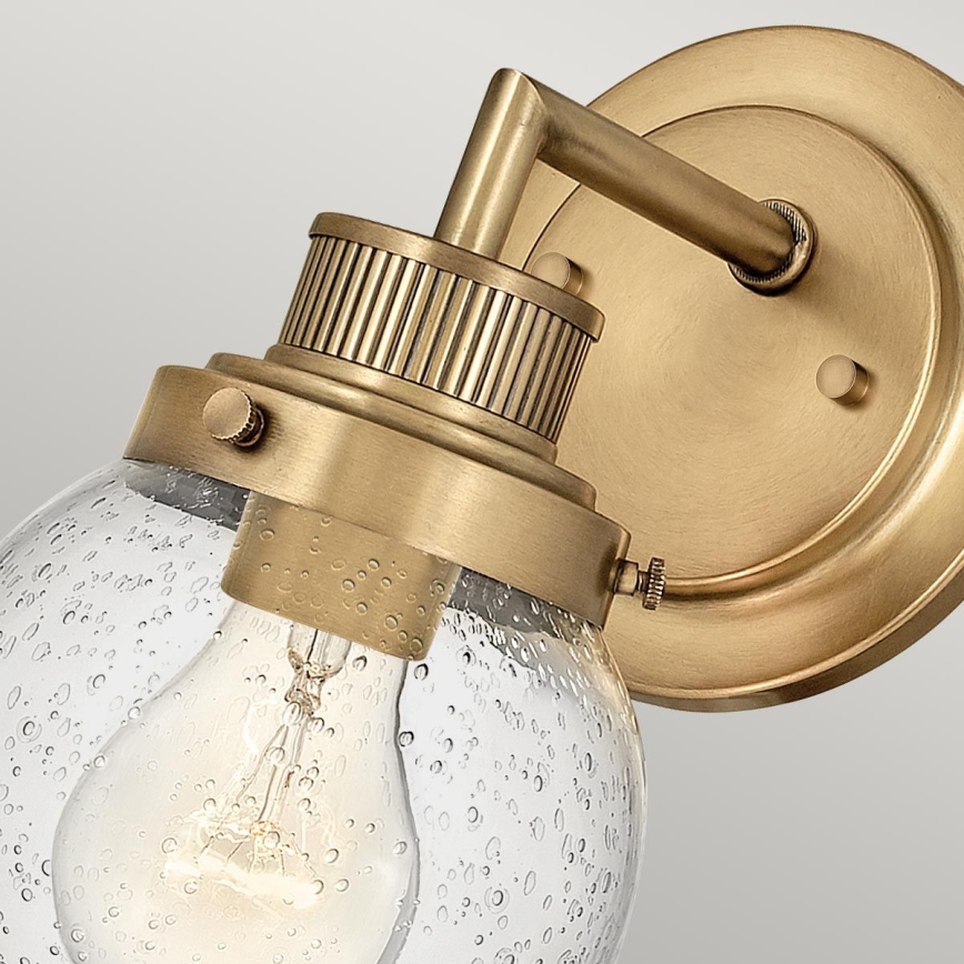 Quintiesse - Aplica de perete pentru baie POPPY 1xE27/60W/230V IP44 auriu