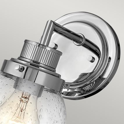 Quintiesse - Aplica de perete pentru baie POPPY 1xE27/60W/230V IP44 crom lucios
