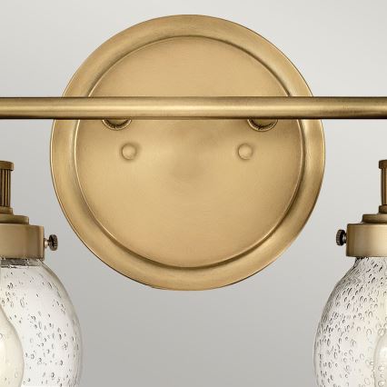 Quintiesse - Aplica de perete pentru baie POPPY 2xE27/60W/230V IP44 auriu