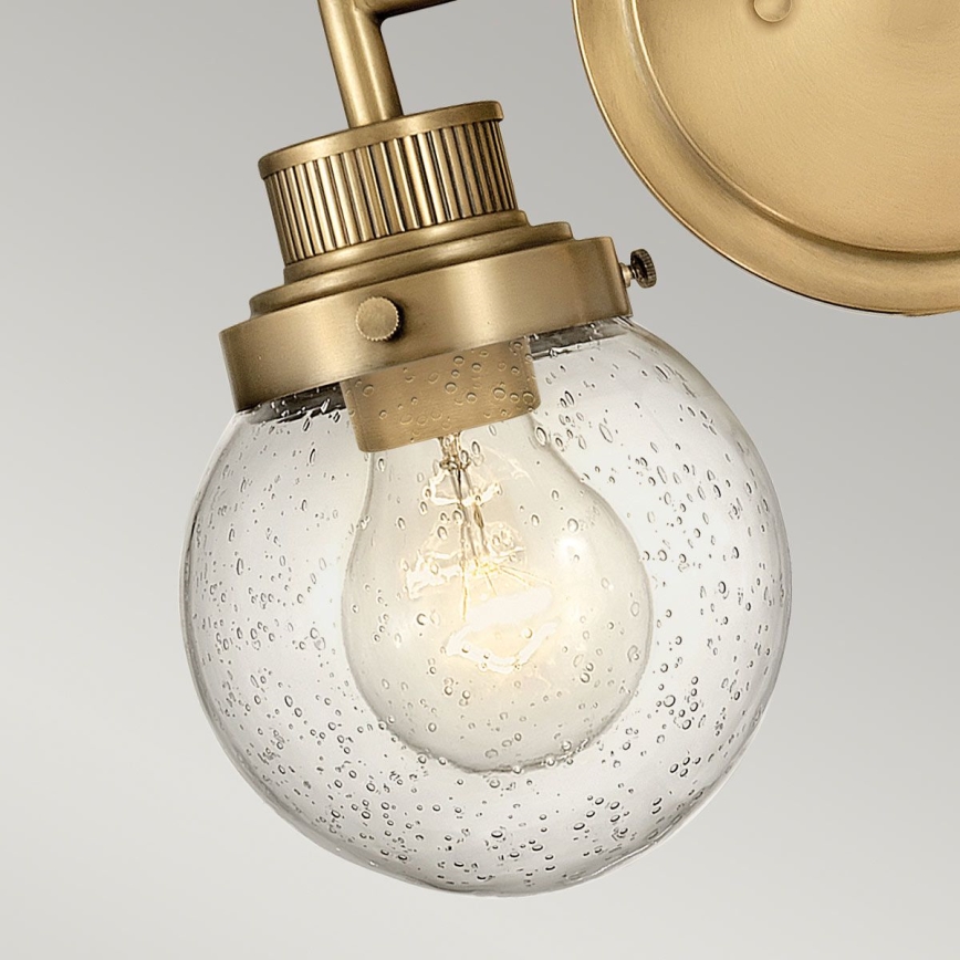 Quintiesse - Aplica de perete pentru baie POPPY 2xE27/60W/230V IP44 auriu