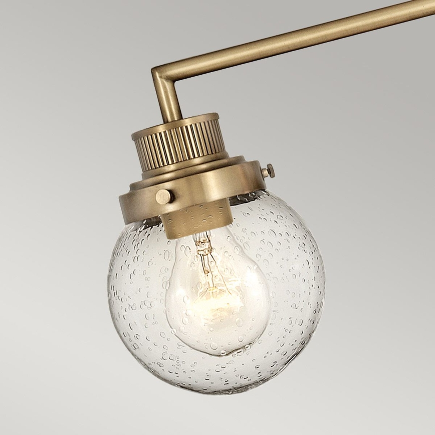 Quintiesse - Aplica de perete pentru baie POPPY, 3xE27/60W/230V, IP44, aurie
