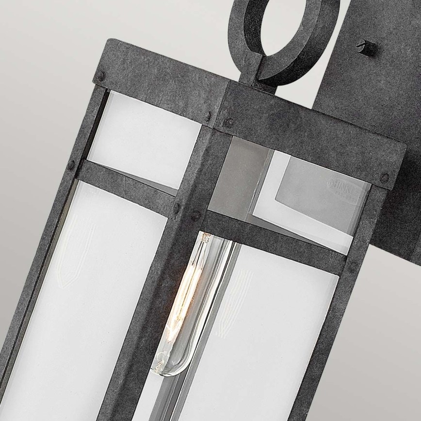 Quintiesse - Lampă de perete pentru exterior PORTER M 1xE27/60W/230V IP44 negru