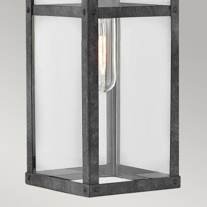 Quintiesse - Lampă de perete pentru exterior PORTER M 1xE27/60W/230V IP44 negru