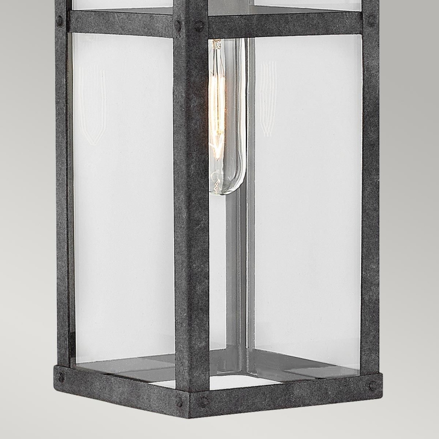 Quintiesse - Lampă de perete pentru exterior PORTER M 1xE27/60W/230V IP44 negru