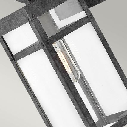 Quintiesse - Lampă de perete pentru exterior PORTER M 1xE27/60W/230V IP44 negru