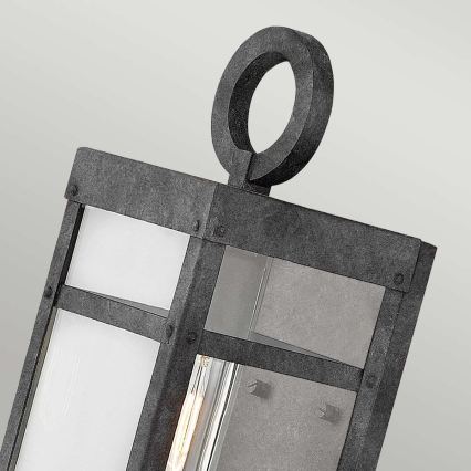Quintiesse - Aplica de perete pentru exterior PORTER M 1xE27/60W/230V IP44, neagră