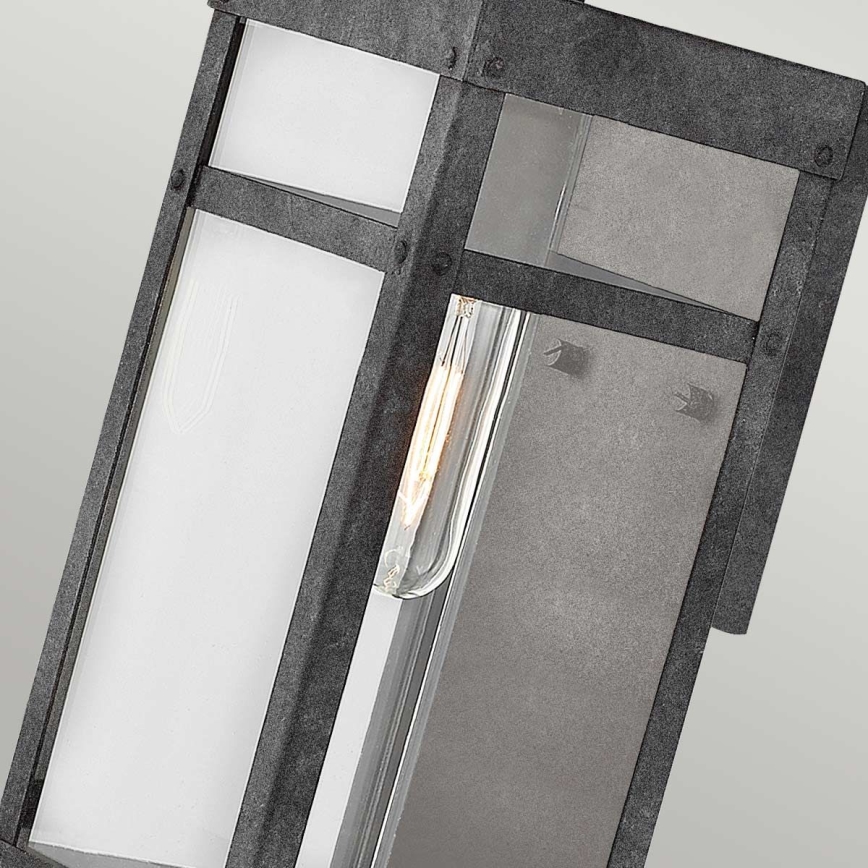Quintiesse - Aplica de perete pentru exterior PORTER M 1xE27/60W/230V IP44, neagră