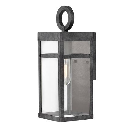 Quintiesse PORTER S - Aplica de perete pentru exterior, 1xE27/60W/230V, IP44, neagră