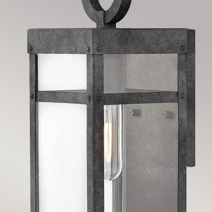 Quintiesse PORTER S - Aplica de perete pentru exterior, 1xE27/60W/230V, IP44, neagră